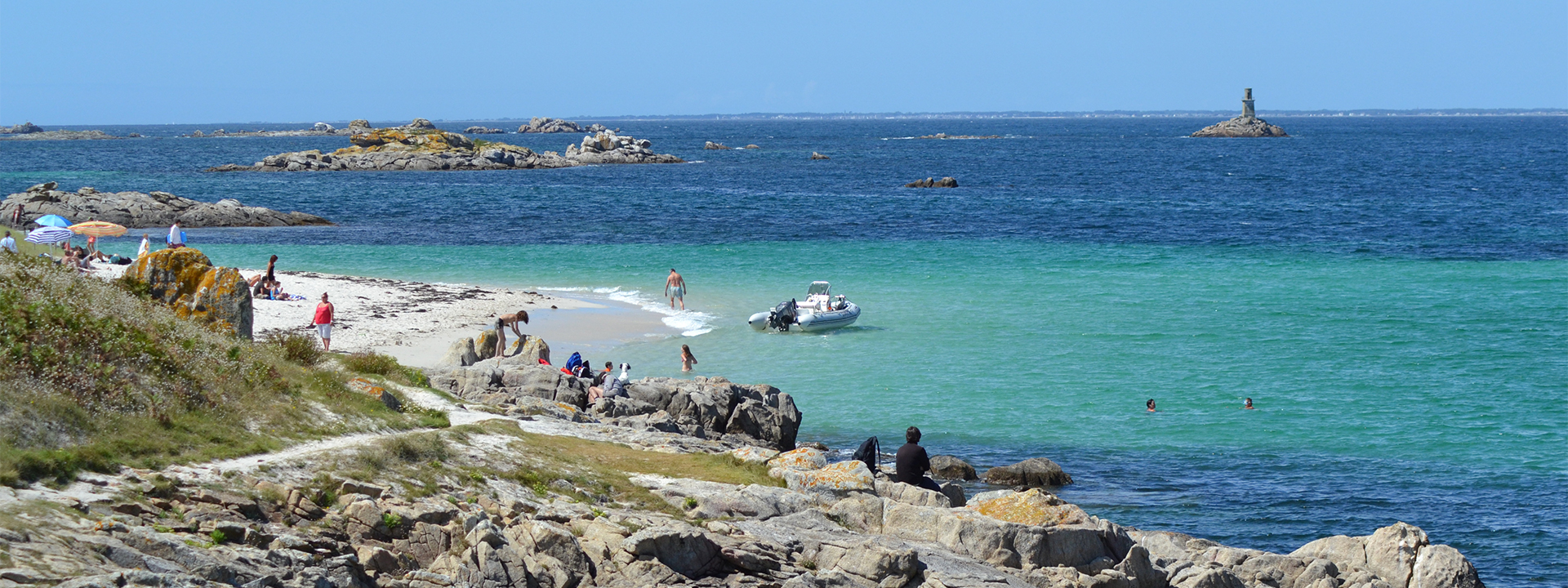 Les îles Glénan située aux alentours du camping Le Léhan dans le Finistère