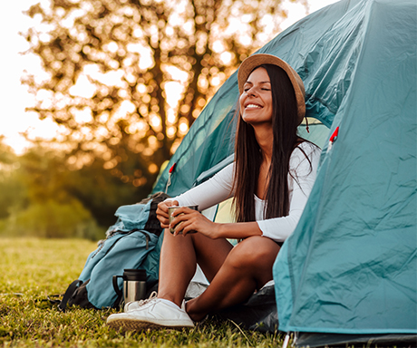 The Léhan campsite offers camping pitches in Brittany suitable for tents.